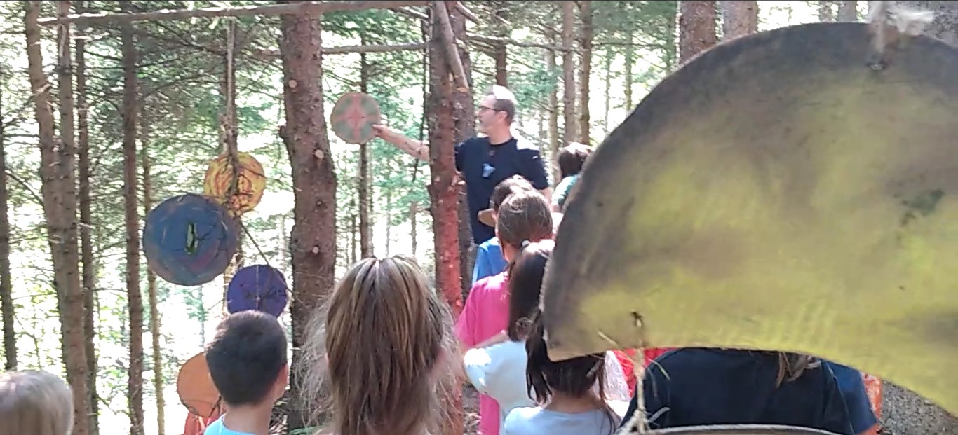 Atelier TERRITOIRE INTIME, présentation aux élèves de l'École St-Jean de Bégin 